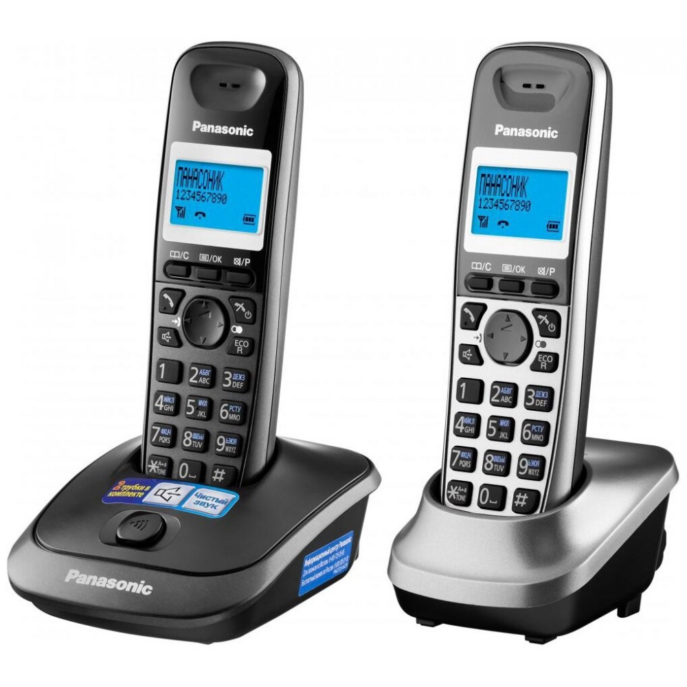 Телефон (DECT) Panasonic KX-TG 2512RU2 купить по выгодной цене в  интернет-магазине СМАРТЕН